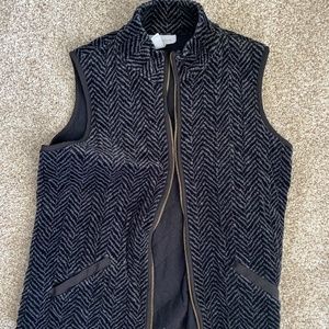 Charter Club Vest, chevron print, Size S